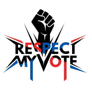 Respect My Vote Logo with Outline